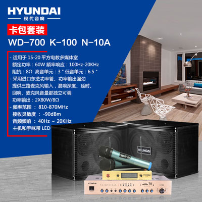 现代WD700卡包套装